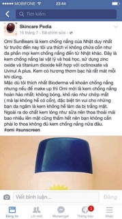 Kem chống nắng Omi Sunbear