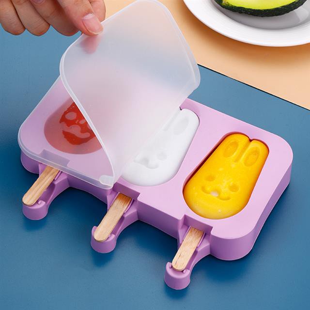 Quick Hair Food-Grade Silicone Ice Cream Mold