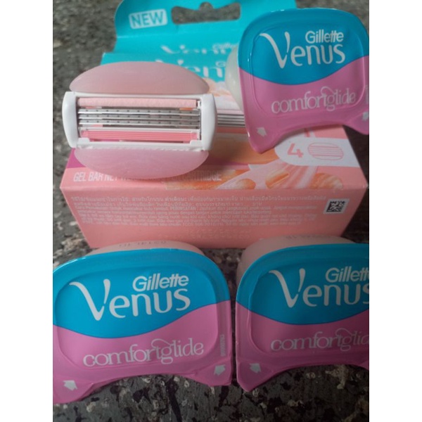 Đầu lưỡi dao cạo 3 lớp dòng thay thế gillette venus comfortglide white tea