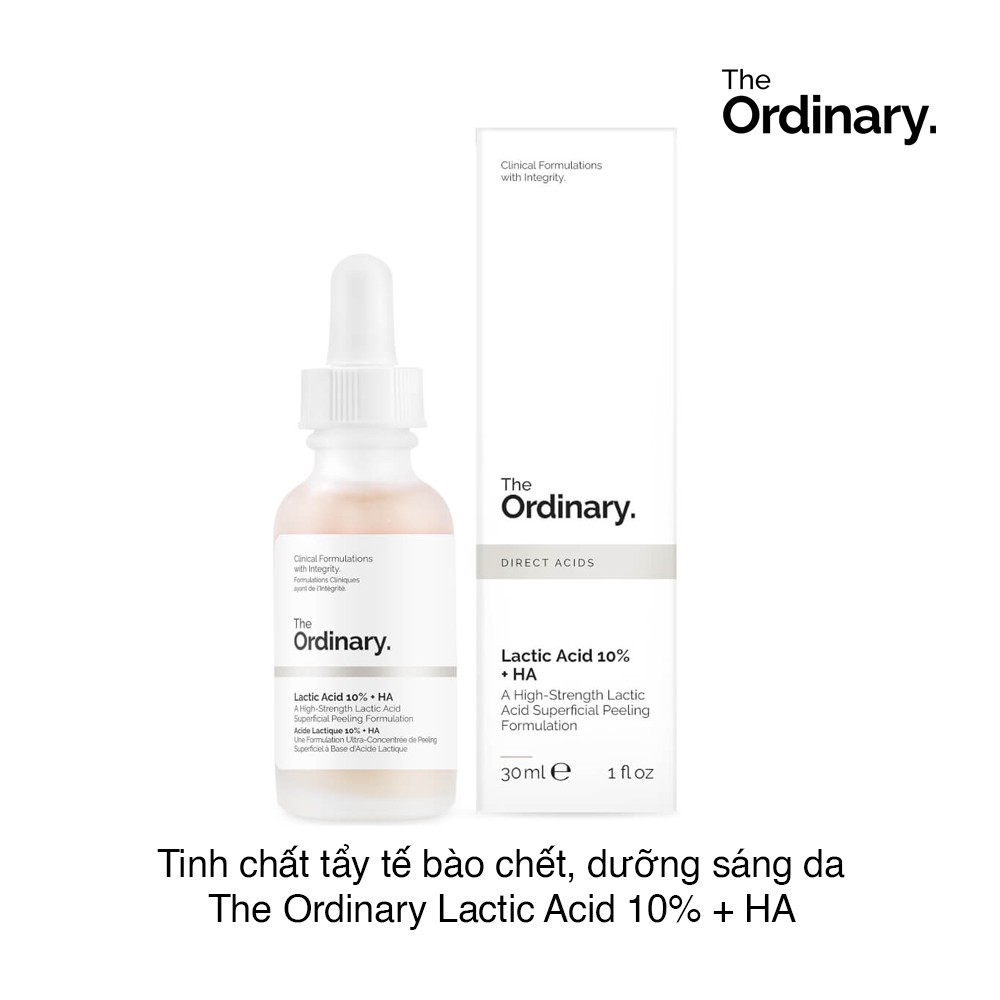 Tẩy da chết hóa học Lactic Acid + HA - The Ordinary [HOT TREND] | BigBuy360 - bigbuy360.vn