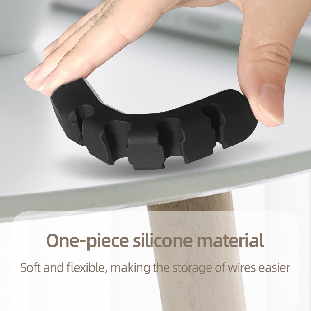 Dụng Cụ Sắp Xếp Cáp Dụng Cụ Cuộn Dây Silicon Giá Sắp Xếp Cáp Sạc Usb Kẹp Quản Lý Gọn Gàng Để Bàn Giá Đỡ Cáp Cho Chuột Dụng Cụ Sắp Xếp Dây Tai Nghe