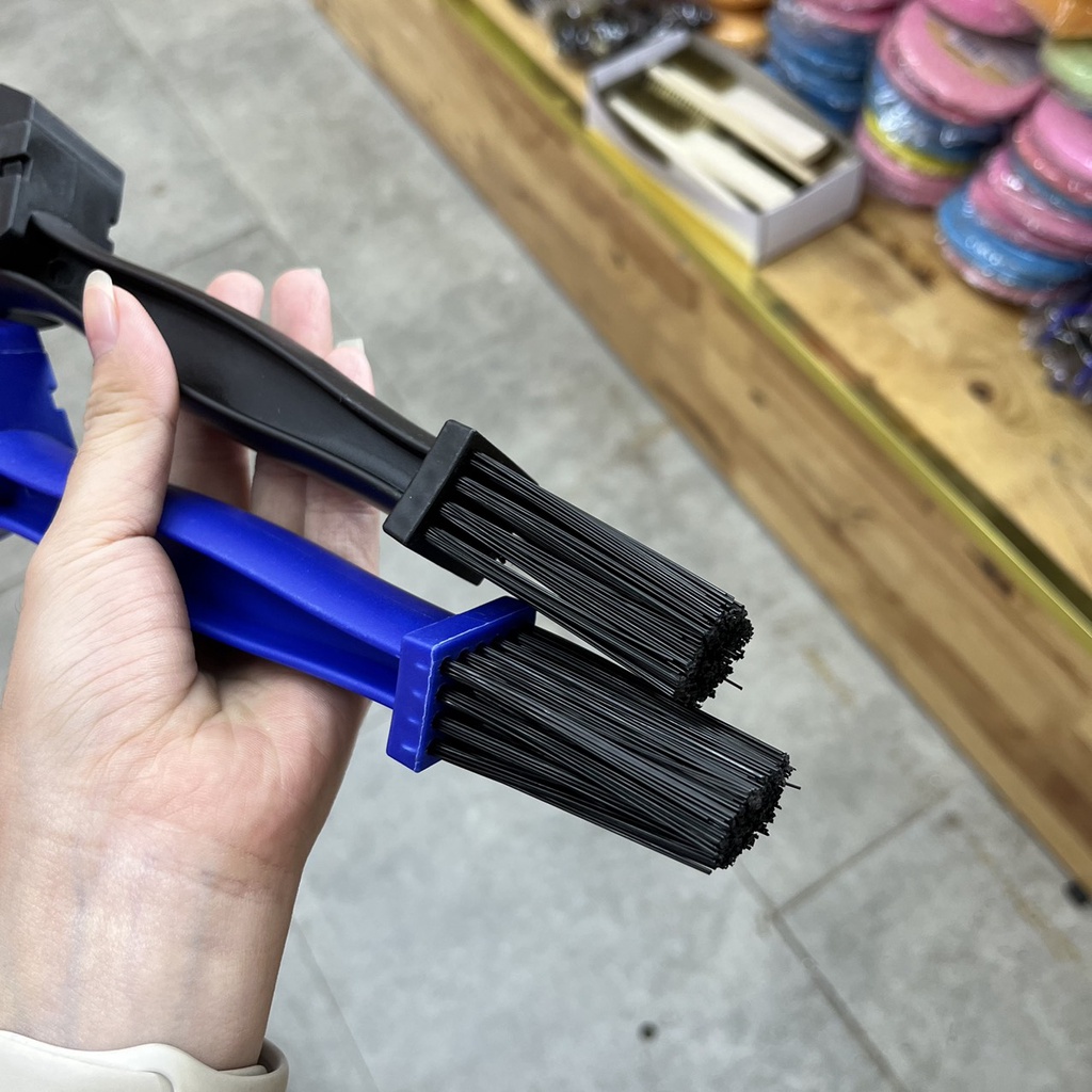 Bàn Chải Chà Sên 3D , Bàn Chải Cọ Xích Xe , Vệ Sinh Sên Xe Máy