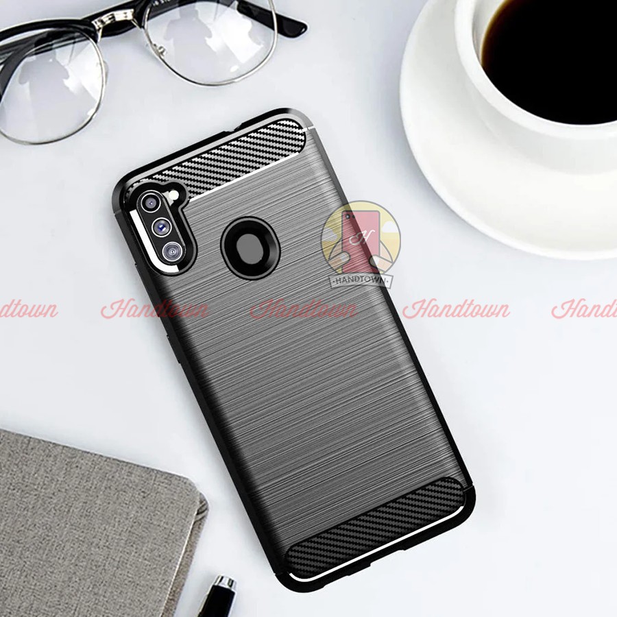 Ốp Lưng Samsung Galaxy A11 Chống Sốc Vân Phay Xước