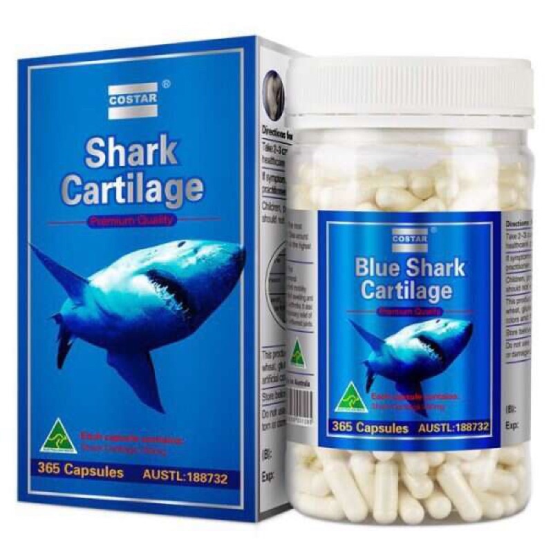 Sụn vi cá mập Costar Blue Shark Cartilage 365 viên