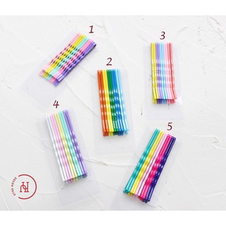 Set kẹp tăm màu pastel