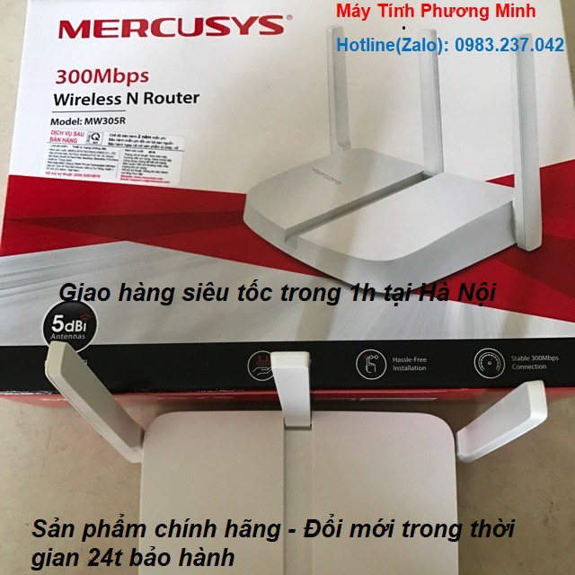 Bộ phát Wifi Mercusys MW305R (3 râu) - Sản phẩm chính hãng