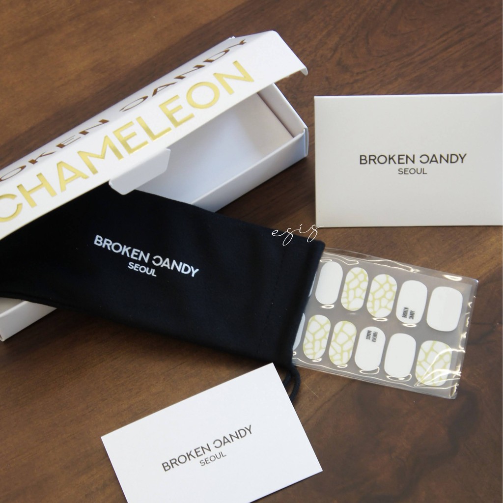 [BC02] BROKEN CANDY BỘ HỘP GEL DÁN MÓNG TAY ĐỔI MÀU THEO NHIỆT ĐỘ ( KHI GẶP TIA UV)  CAO CẤP HÀN QUỐC