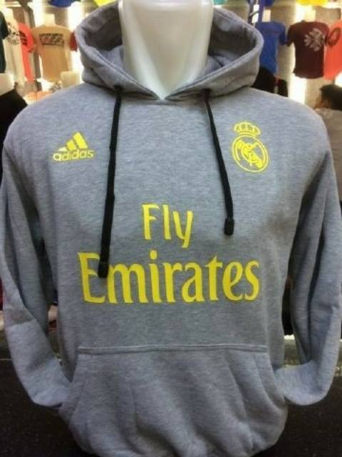 Áo Khoác Hoodie In Chữ Real Madrid Thời Trang 2018