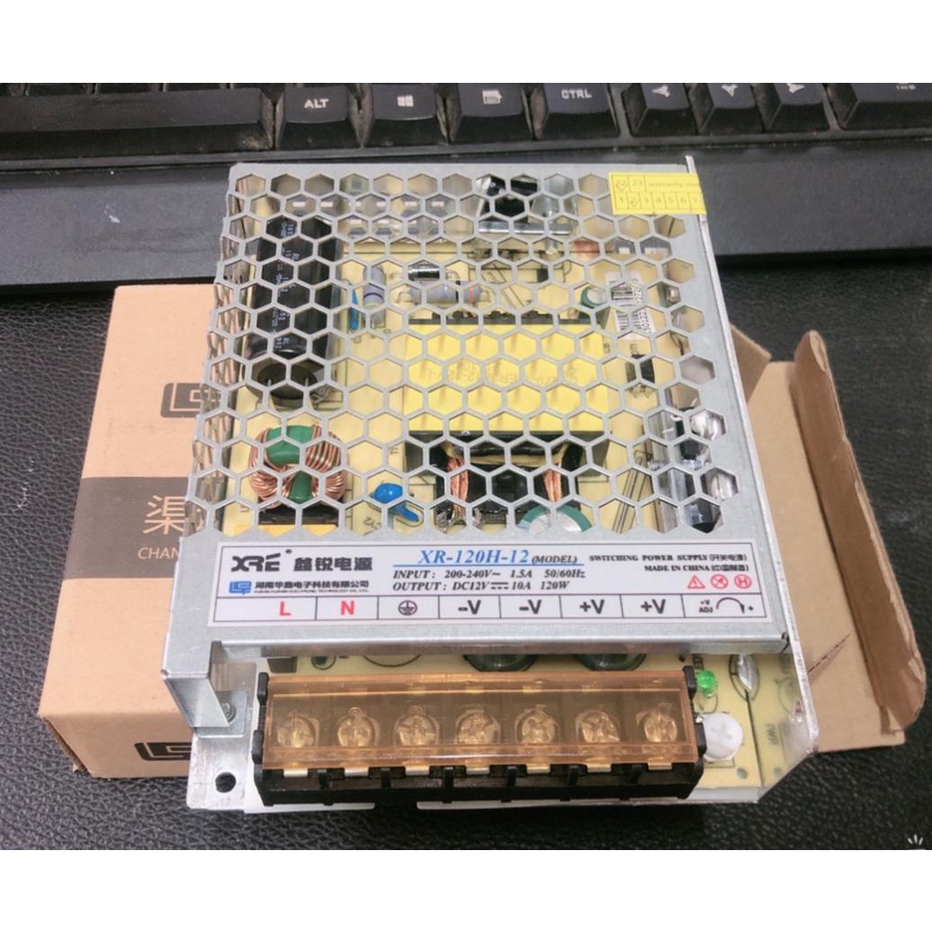 Nguồn tổ ong 12V 10A, hiệu Whoosh XR-120H-12