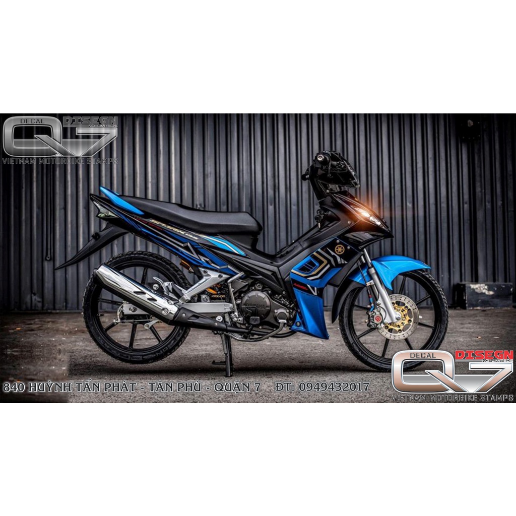 TEM RỜI EXCITER 2010 XANH ĐEN