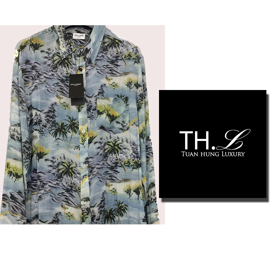 Sơ mi Saint Laurent - Sơ mi YSL Hawaii