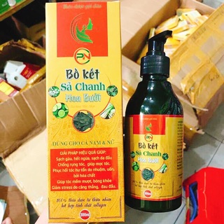 Dầu gội bồ kết sả chanh hoa bưởi kích thích mọc ngăn rụng tóc chính hãng