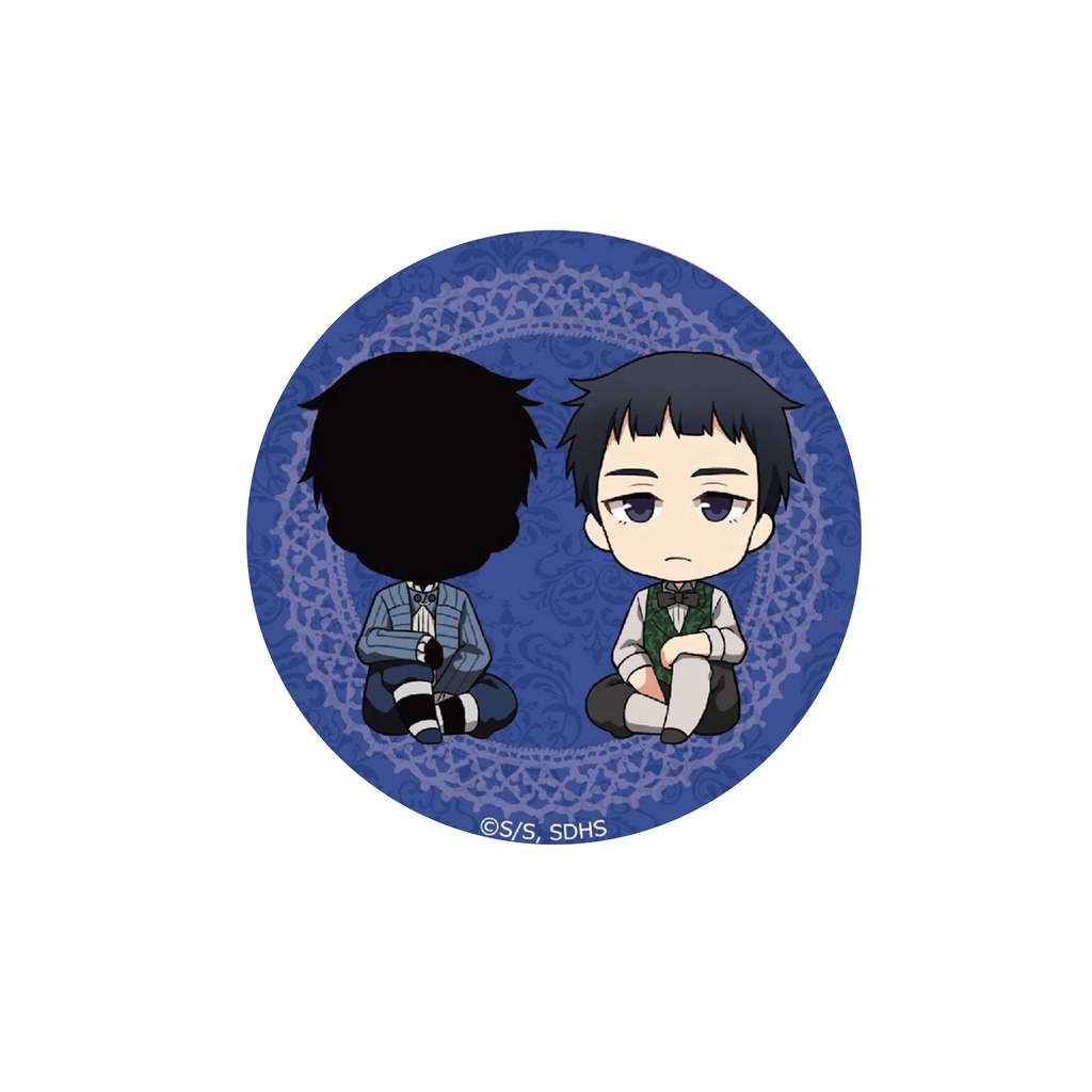 Huy hiệu cài áo IN HÌNH Shadows House ver ngồi anime chibi dễ thương tiện lợi