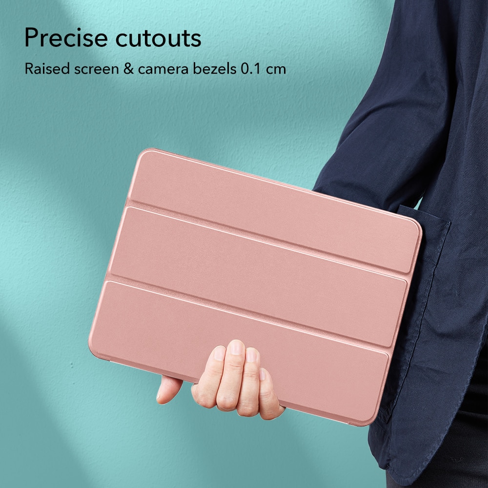 Bao da máy tính bảng ESR nắp gập làm ba từ tính với kính cường lực Funda Coque Capa cho iPad Air 4 2020