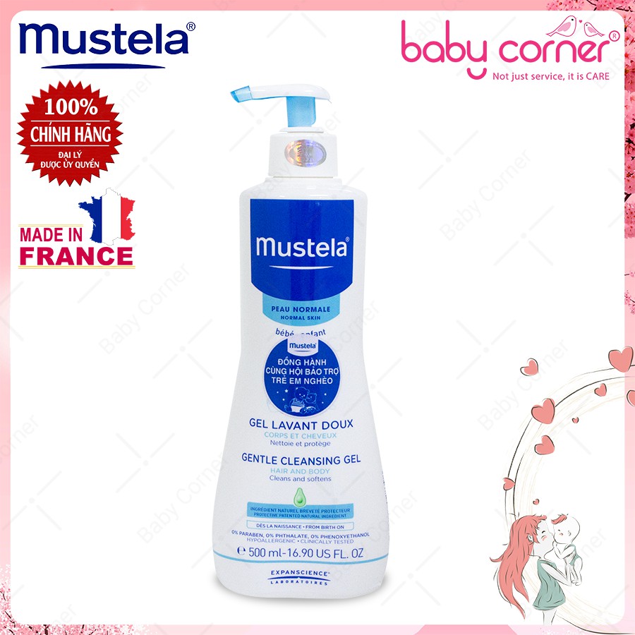 SỮA TẮM GỘI 2 TRONG 1 DỊU NHẸ MUSTELA CHO BÉ 200ml/ 500ml