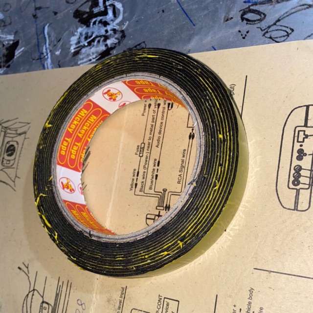 Sản phẩm gia đình làm: Băng dính 2 mặt siêu dính(phụ tùng ô tô)