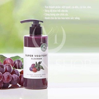 SỮA RỬA MẶT THẢI ĐỘC SUPER VEGITOKS CLEANSER