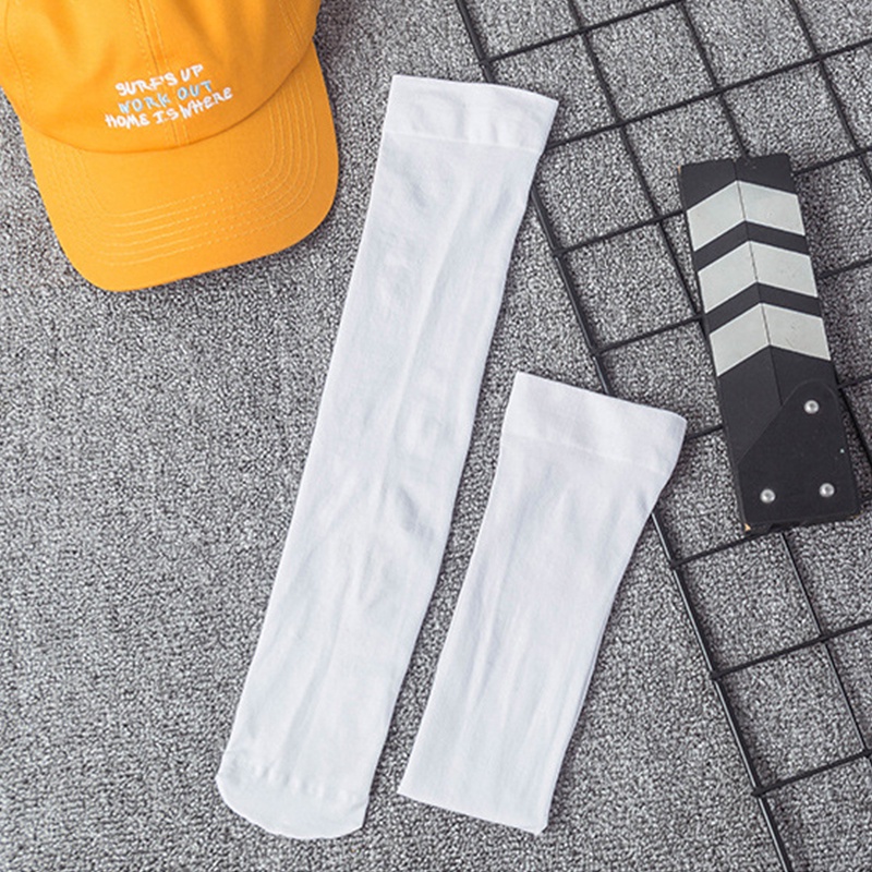 Vớ dài zxyouping màu trắng đen nhiều kích cỡ thời trang cho nữ