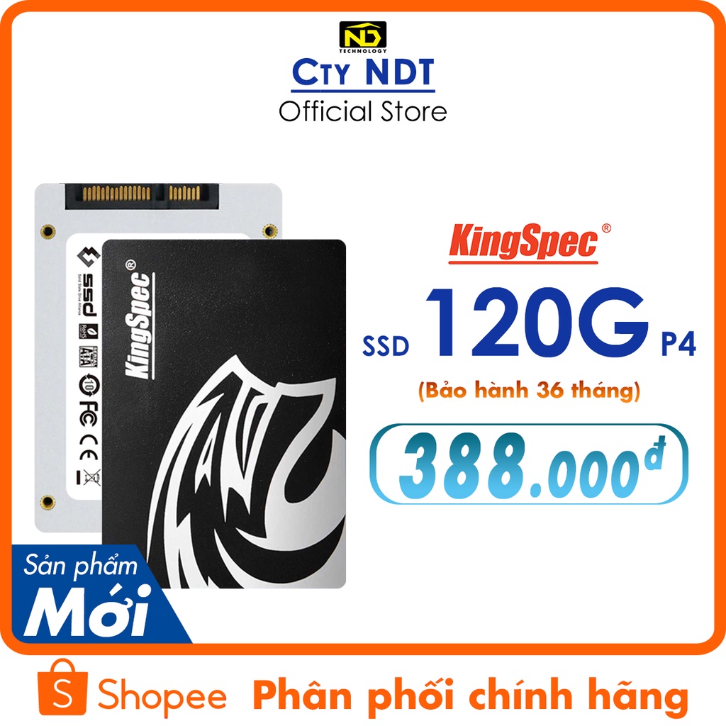 [Mã ELCL7 giảm 7% đơn 300K] Ổ cứng SSD KingSpec 2.5 Sata3 | P4 - Hàng Chính Hãng