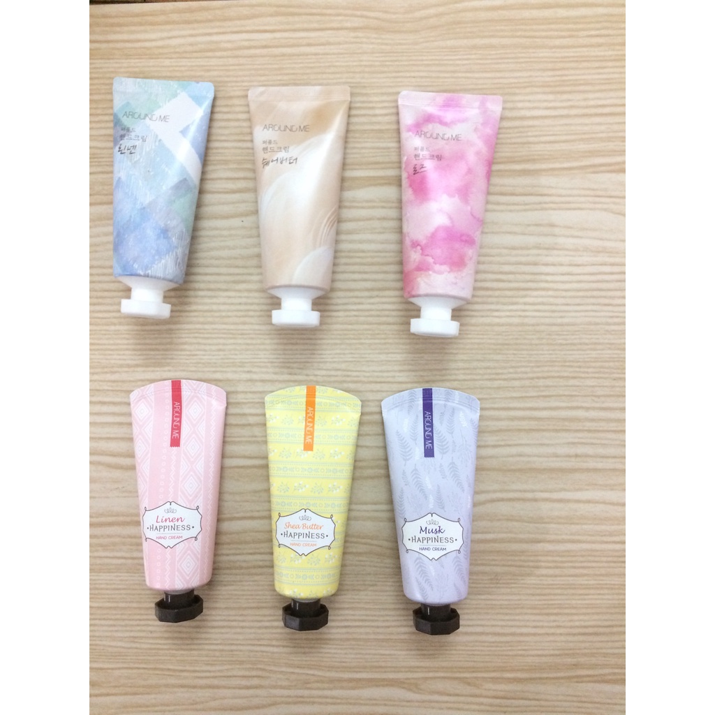 Kem dưỡng da tay hươu xạ  Around me happniness hand cream musk  60g