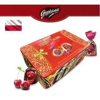 Socola rượu goplana twisty cherry hộp thiếc 225g