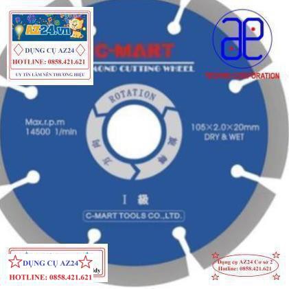 (dungcu.az24) Đĩa cắt gạch A0079 C-MART Đài Loan