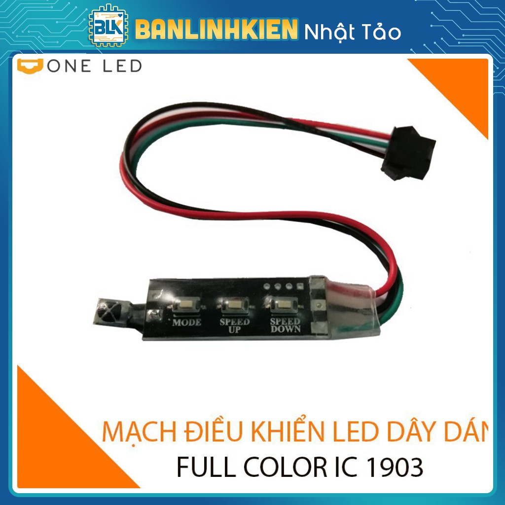 Mạch điều khiển LED DÂY DÁN FULLCOLOR 1903 OneLED (tặng kèm remote 24 phím)