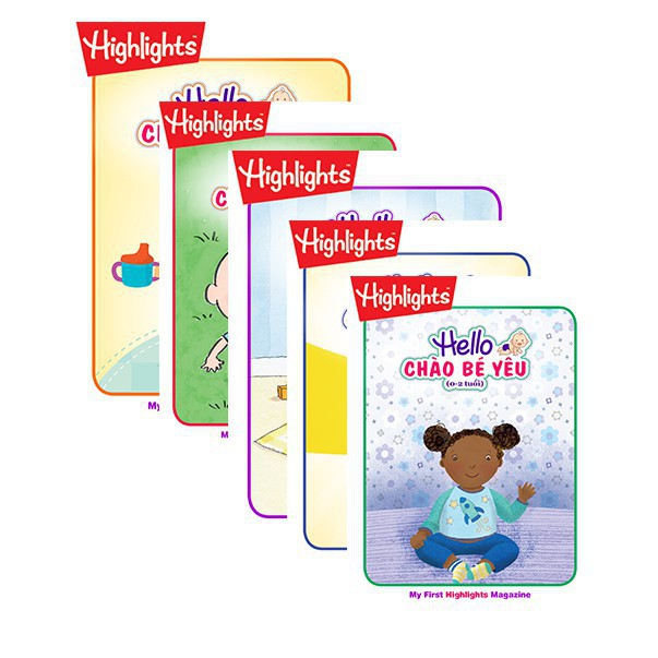 Sách - Combo 5 Cuốn Tạp chí Hello – Chào bé yêu ( 0-2 tuổi) | BigBuy360 - bigbuy360.vn