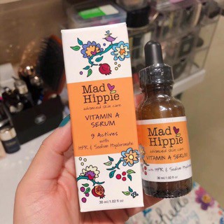 Serum Chống Nhăn, Tẩy Tế Bào Chết, Cải Thiện Bề Mặt Da Mad Hippie Vitamin A (30ml)