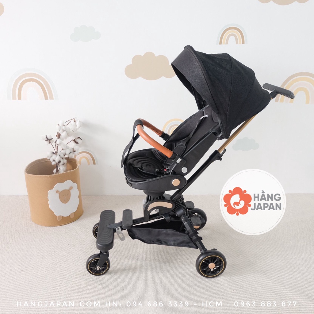 XE ĐẨY DU LỊCH GẤP GỌN MONMON 360