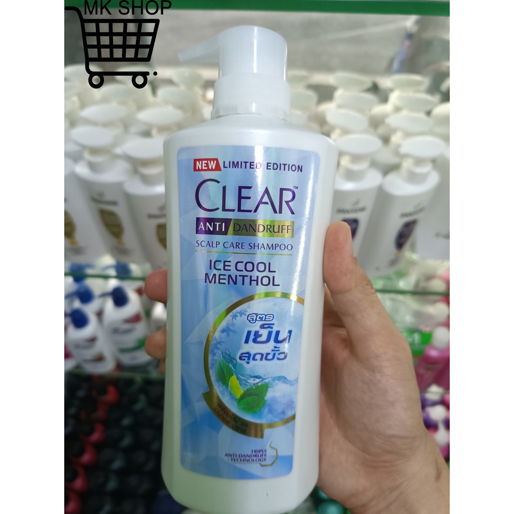 {Mẫu Mới} Dầu gội đầu CLEAR 450ml-480ml cao cấp các mùi-Thái Lan