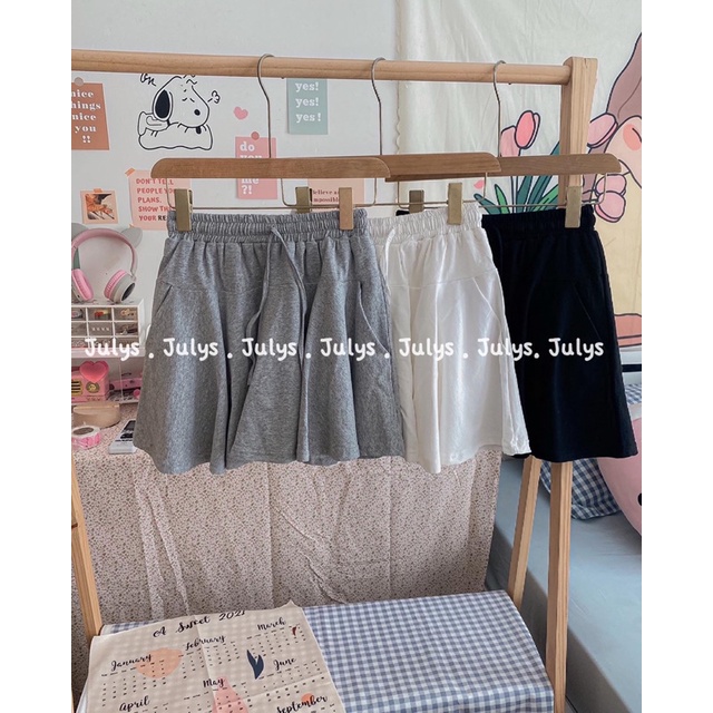 Quần váy xoè cotton (ảnh thật shop chụp kèm video)