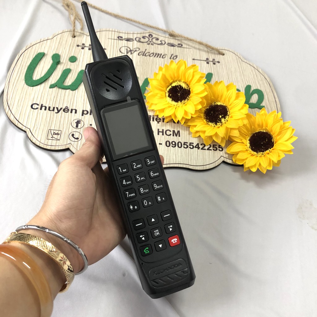 ĐIỆN THOẠI BỘ ĐÀM KECHAODA K888 3 SIM FULLBOX CÓ CLIP