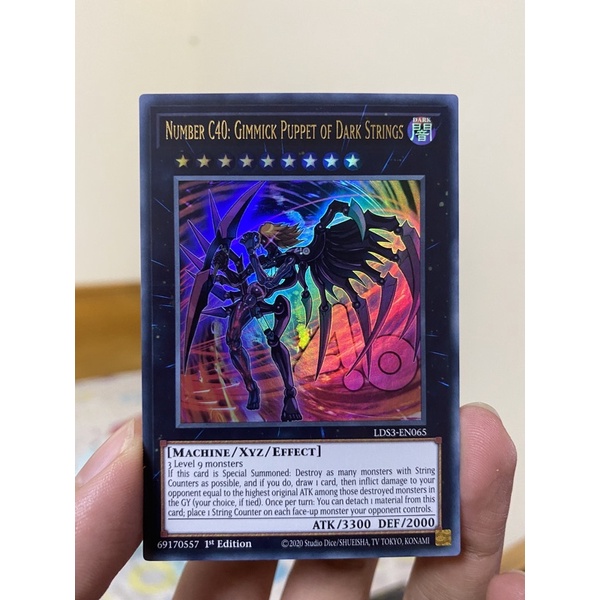 Thẻ bài Yugioh Number C40: Gimmick Puppet of Dark Strings