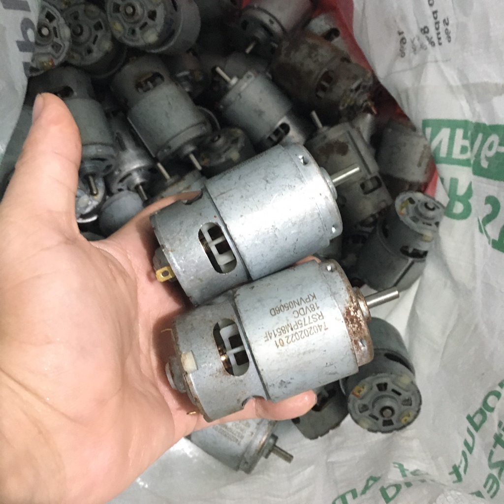 Động cơ motor 775 12-18V DC cốt dài