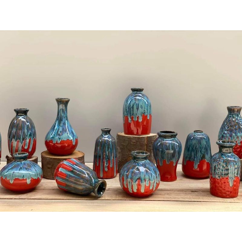 Lọ hoa mini Bát Tràng, decor trang trí 13 dáng
