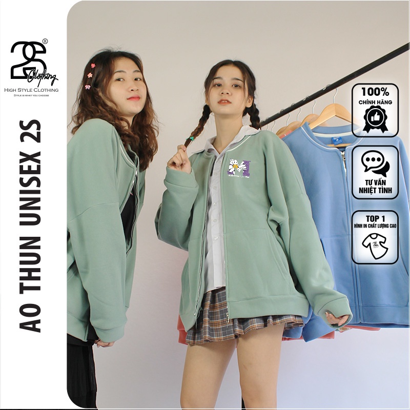 Áo Khoác Bomber Nam Nữ Hàn Quố 2S Clothing, Áo Bomber Nữ Nỉ Đẹp Giá Rẻ TV217