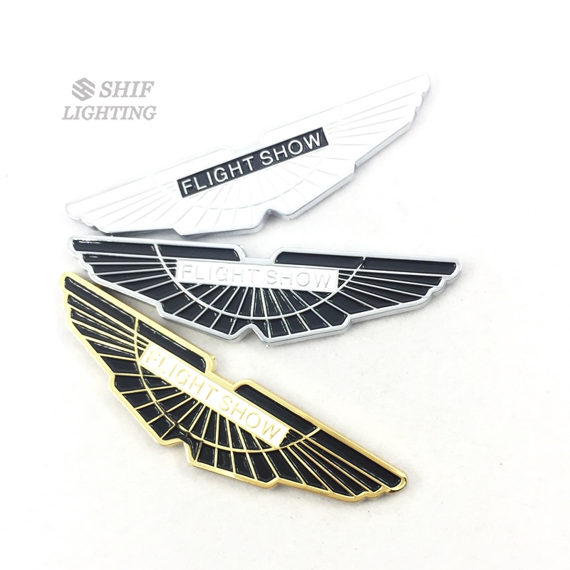 Miếng dán trang trí logo ASTON MARTIN WING FLIGHT SHOW độc đáo dành cho xe hơi