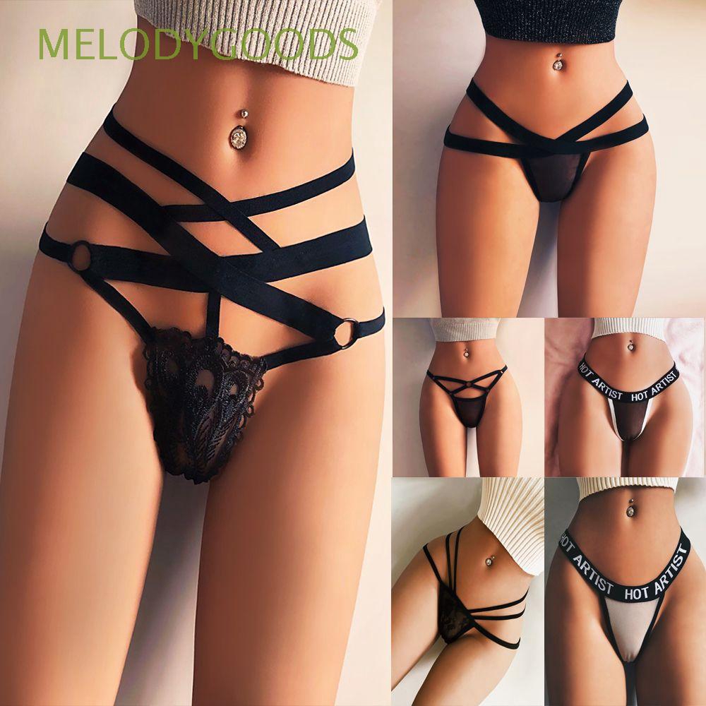 Quần lót ren xuyên thấu thiết kế dây quyến rũ