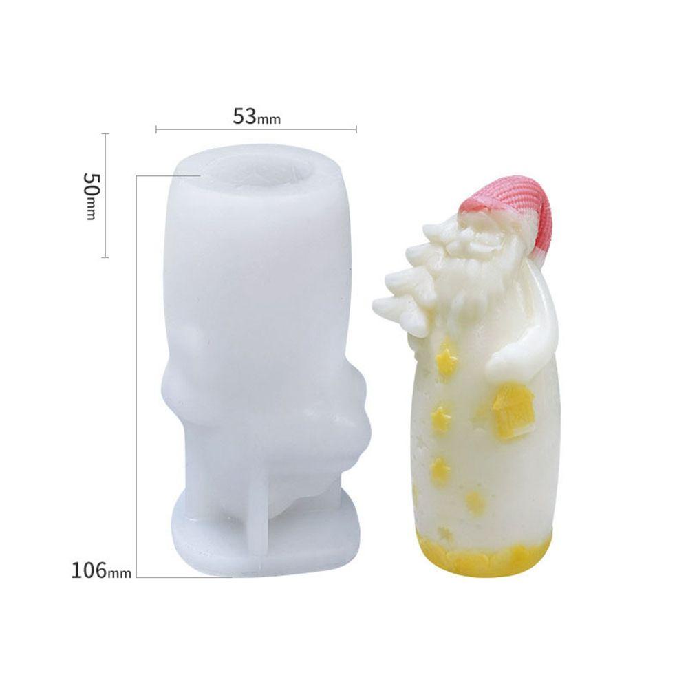Phụ Kiện Trang Trí Giáng Sinh Bằng Silicone Hình Cây Thông 3D DIY