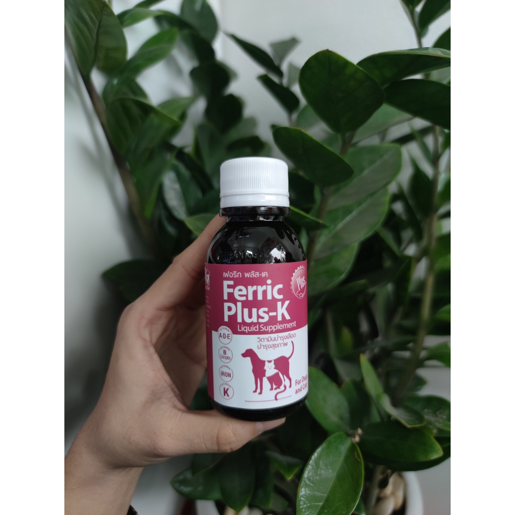 FERRIC PLUS K Bổ sung máu tăng hồng cầu CHO CHÓ VÀ MÈO 100ML