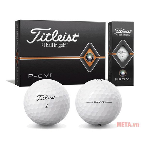 [ SIÊU PHẨM ]  Bóng Golf Titleist Pro V1 Hộp 12 Quả