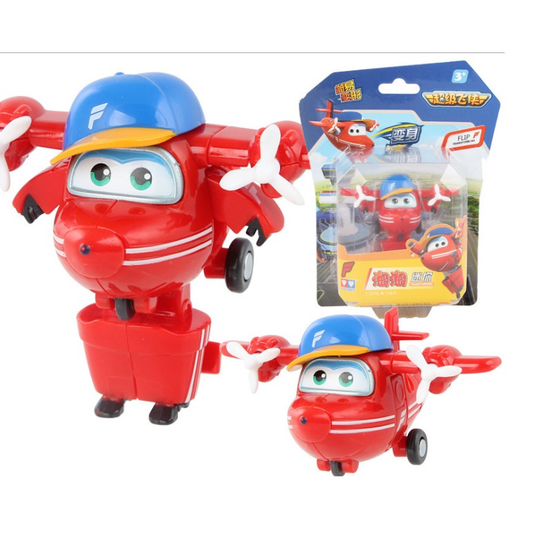 Super wings Đội bay siêu đẳng mô hình nhân vật Flip nhanh nhẹn đồ chơi trẻ em