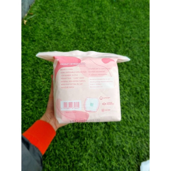túi 50 miếng thấm sữa vcoool dùng 1 lần