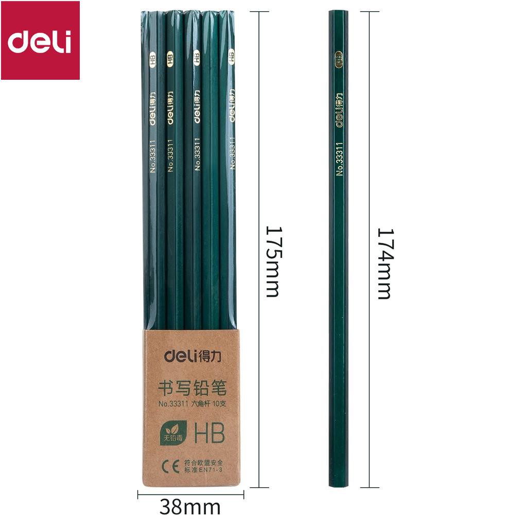 Bút chì lục giác Deli - loại HB/2B- 1 chiếc - 33311 / 33312 [Deli]