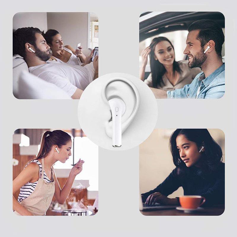 Tai nghe nhét tai Pulierde i7s kết nối Bluetooth không dây V5.0 TWS chất lượng cao