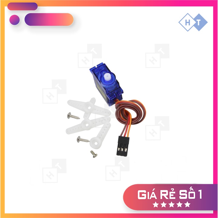 Servo Xanh Cực Đỉnh Tower Pro SG90 Giá Rẻ - Góc Quay 180 Độ