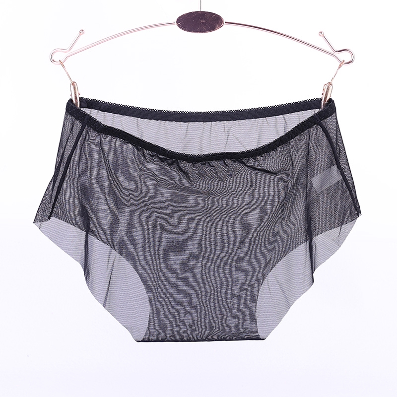 Quần lót dạng lưới nhìn xuyên thấu lưng trung bình size L-XXXL cho nữ