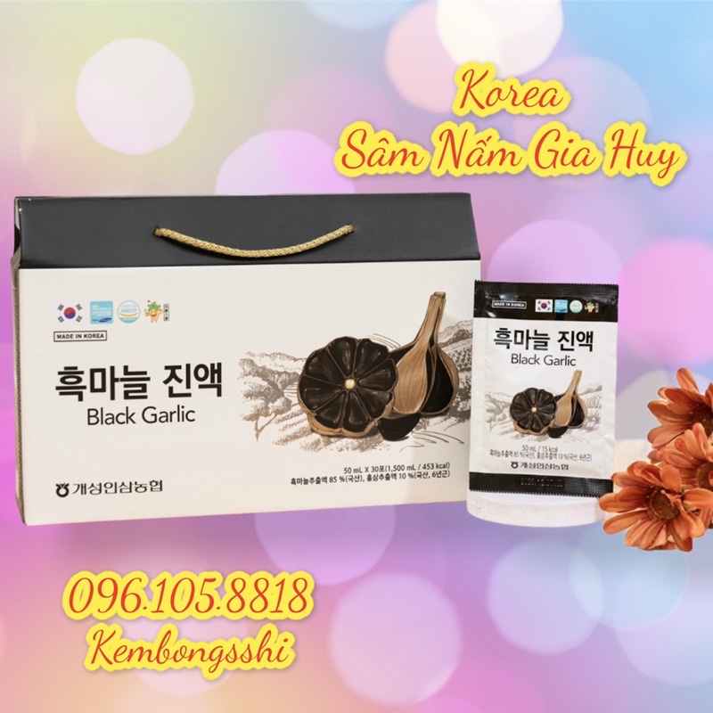 [HÀNG MỚI VỀ] Chiết Suất Tỏi Đen Hàn Quốc, Hộp 30g