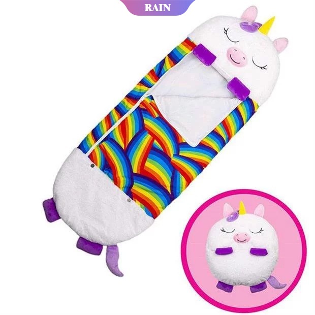 1 Gối Ngủ Mềm Mại Giữ Ấm Họa Tiết Hoạt Hình Dễ Thương Cho Bé